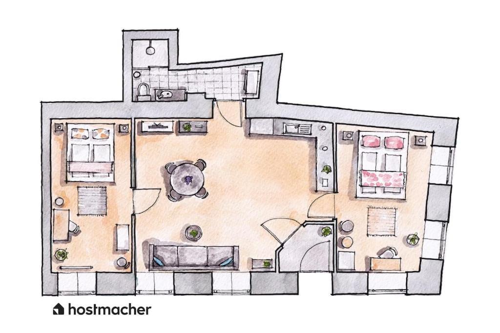 Spacious 2Br Near Attractions By Hm Bécs Kültér fotó